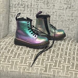 Dr. Martens Kids Iridescent Boots